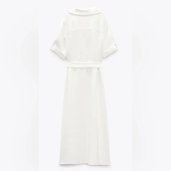 NWOT BELTED SHIRT DRESS SIZE L - Picture 4 of 16